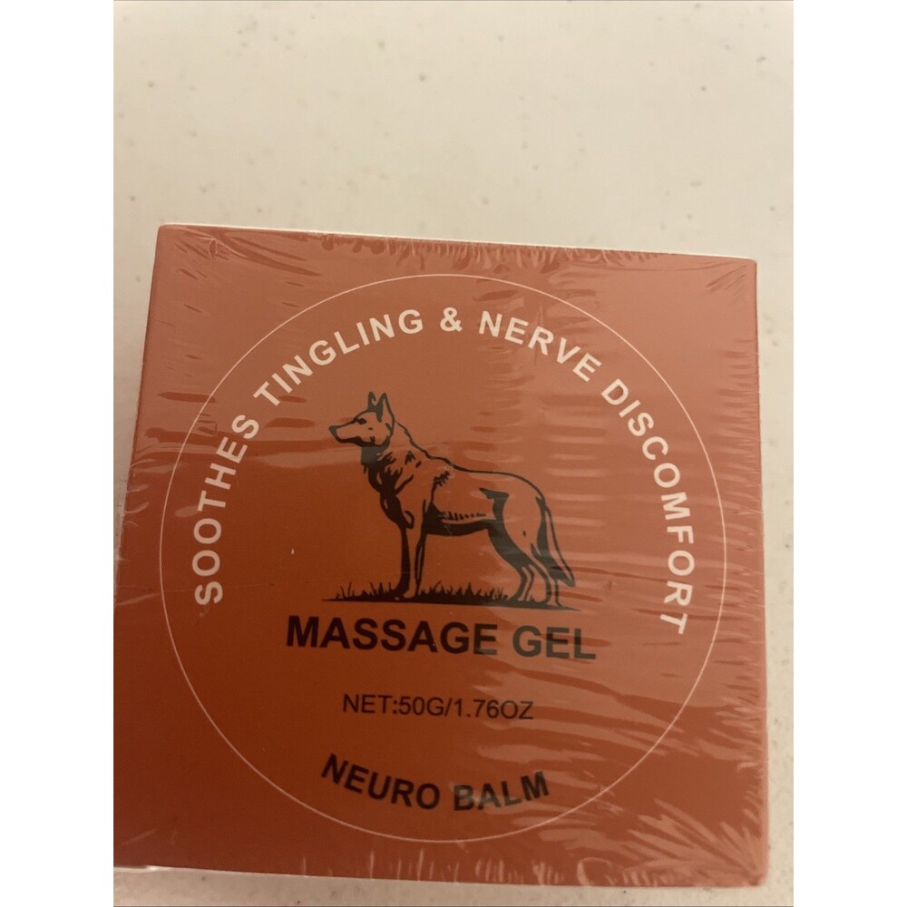 Neuro Balm Massage Gel Unisex 50g Orange New Sealed Nerve Discomfort Soothing